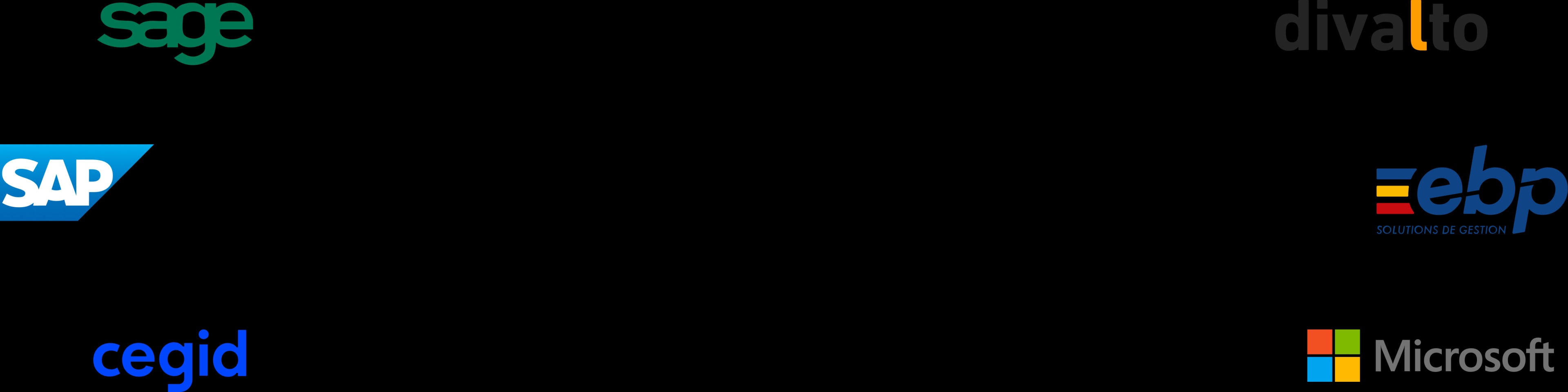 Logos des ERP compatibles